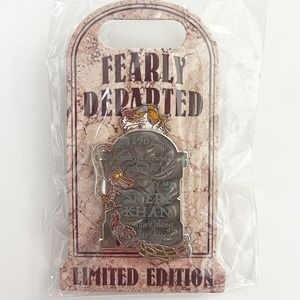 Disney Shere Khan Fearly Departed‎ Tombstone LE Pin Jungle Book 2021 Halloween
